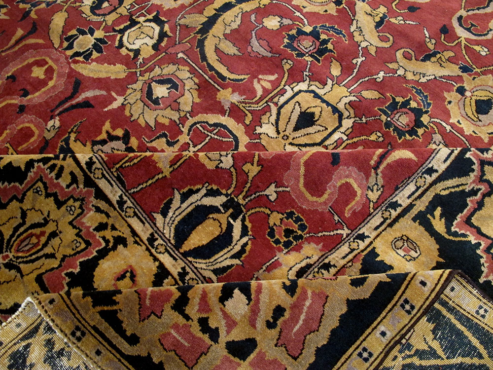 Antique Indian Lahore Carpet, No.14701 - Galerie Shabab