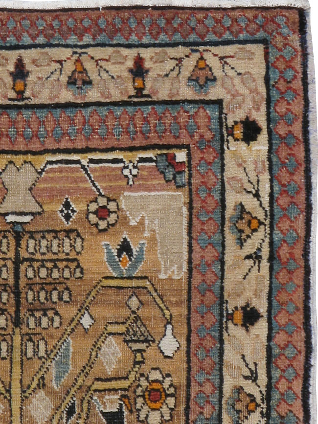 Antique Persian Tabriz Rug, No.14706 - Galerie Shabab