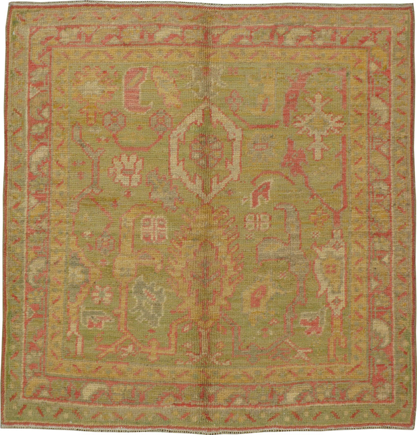 Antique Turkish Oushak Rug, No.14708 - Galerie Shabab