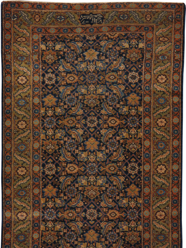 Antique Tabriz Runner, No.14709 - Galerie Shabab