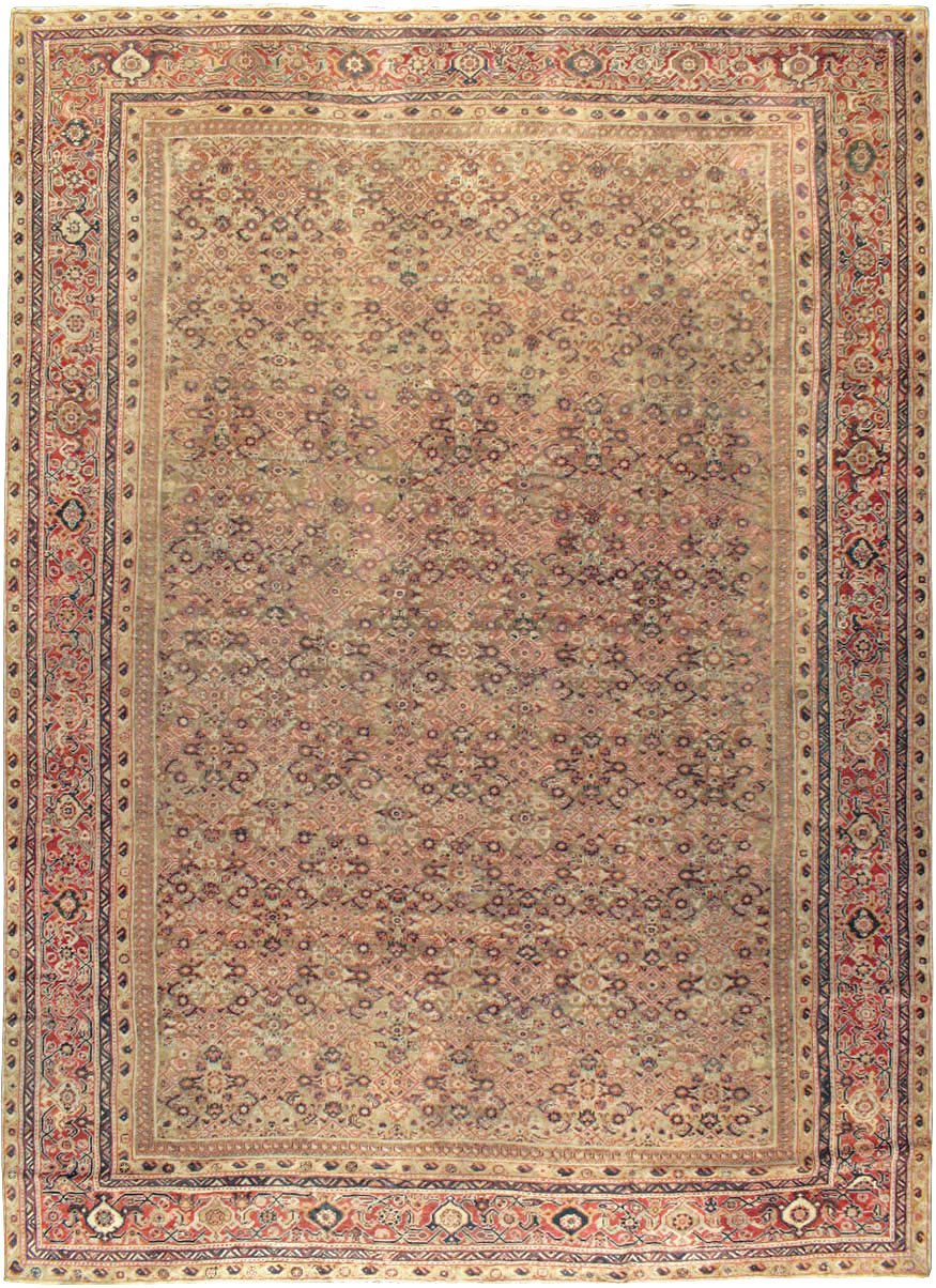 Antique Persian Mahal Carpet, No.14725 - Galerie Shabab