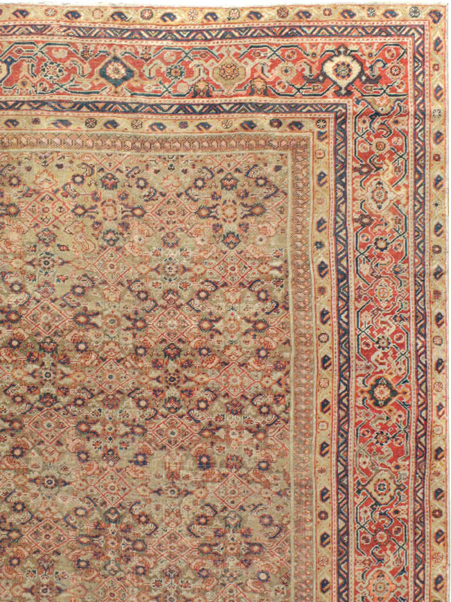 Antique Persian Mahal Carpet, No.14725 - Galerie Shabab