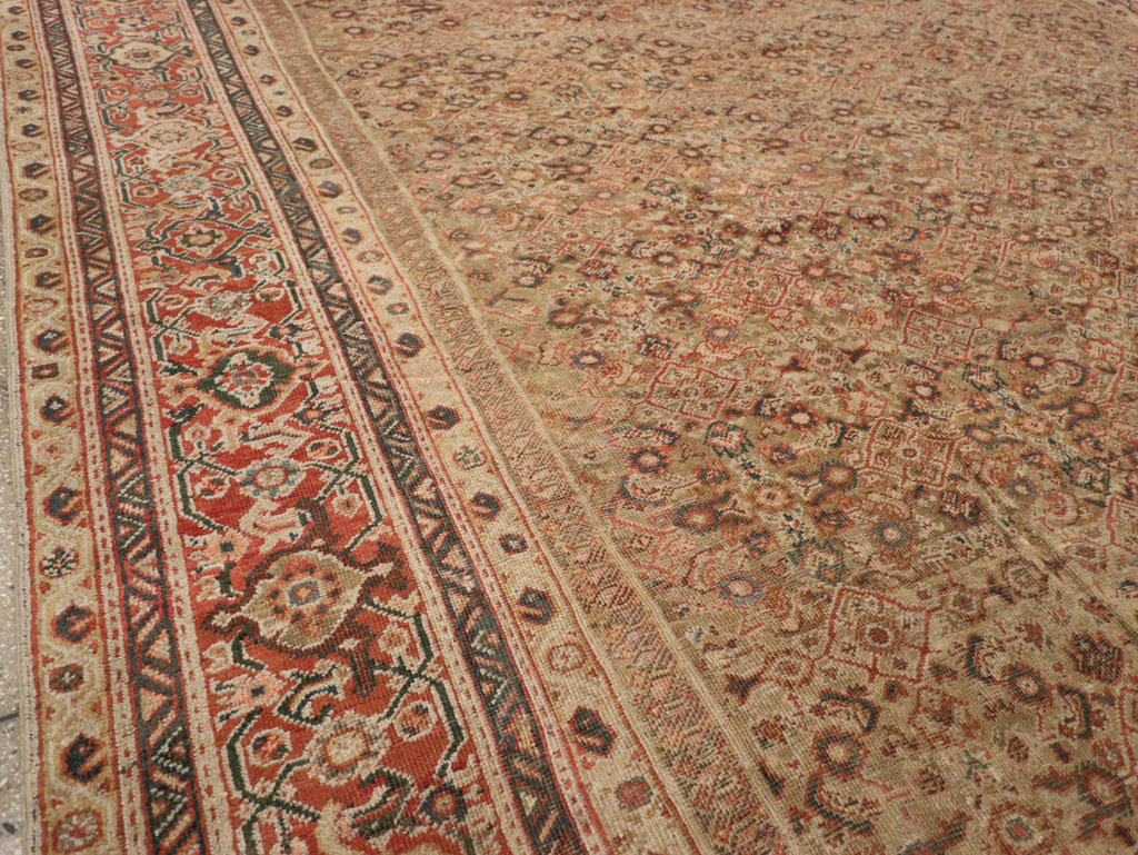 Antique Persian Mahal Carpet, No.14725 - Galerie Shabab