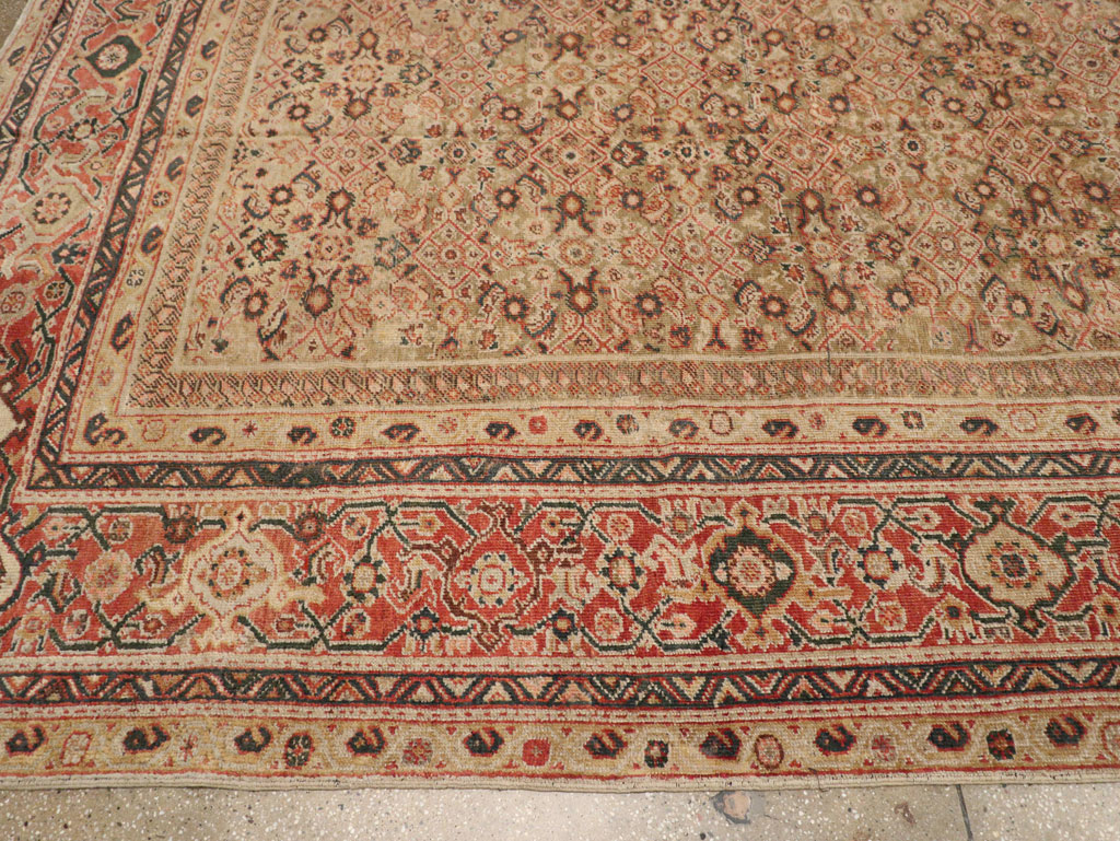 Antique Persian Mahal Carpet, No.14725 - Galerie Shabab