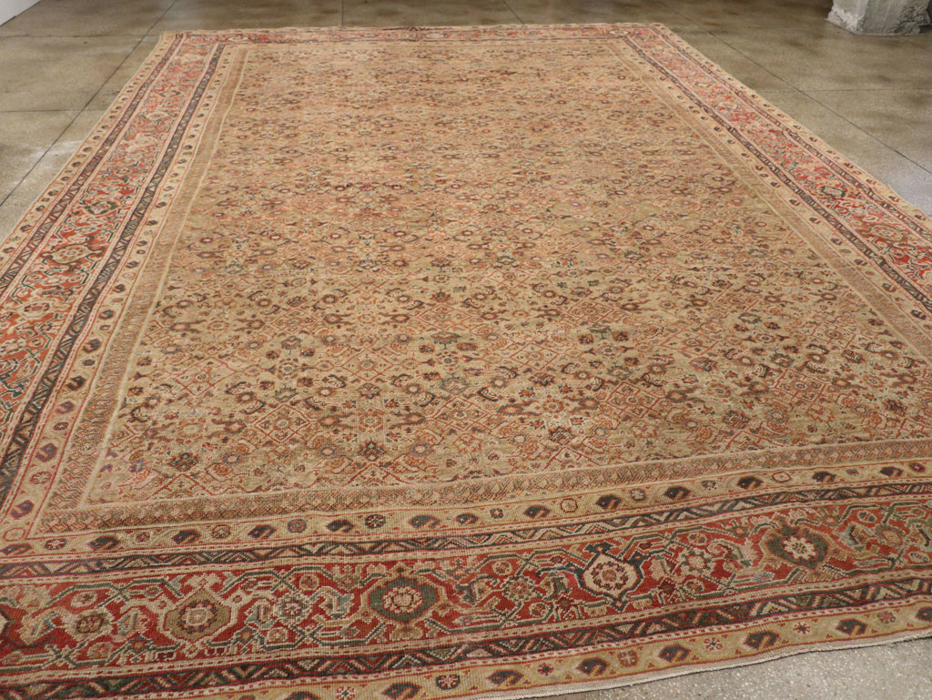 Antique Persian Mahal Carpet, No.14725 - Galerie Shabab
