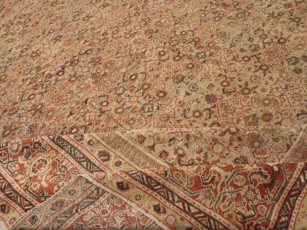 Antique Persian Mahal Carpet, No.14725 - Galerie Shabab