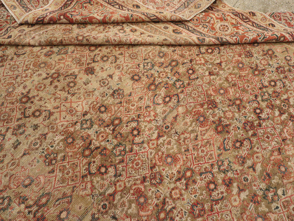 Antique Persian Mahal Carpet, No.14725 - Galerie Shabab