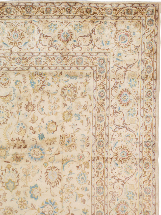 Vintage Persian Kashan Carpet, No.14732 - Galerie Shabab
