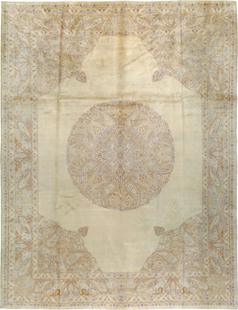 Vintage Persian Kerman Carpet, No.14740 - Galerie Shabab