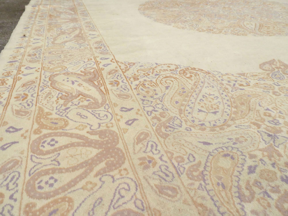 Vintage Persian Kerman Carpet, No.14740 - Galerie Shabab