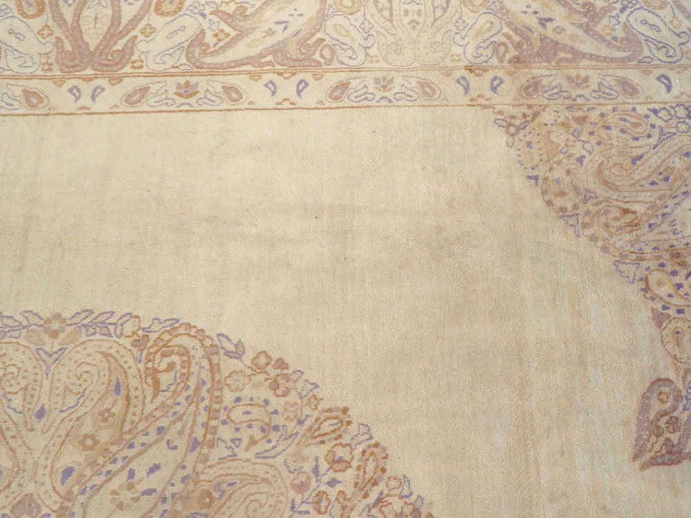 Vintage Persian Kerman Carpet, No.14740 - Galerie Shabab