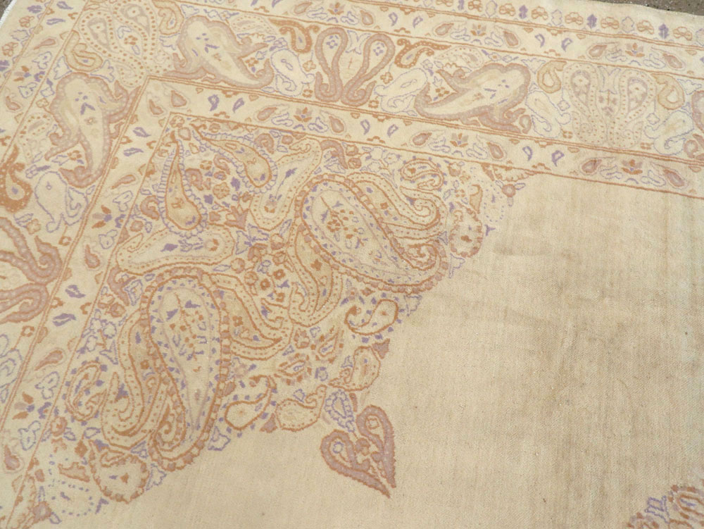 Vintage Persian Kerman Carpet, No.14740 - Galerie Shabab