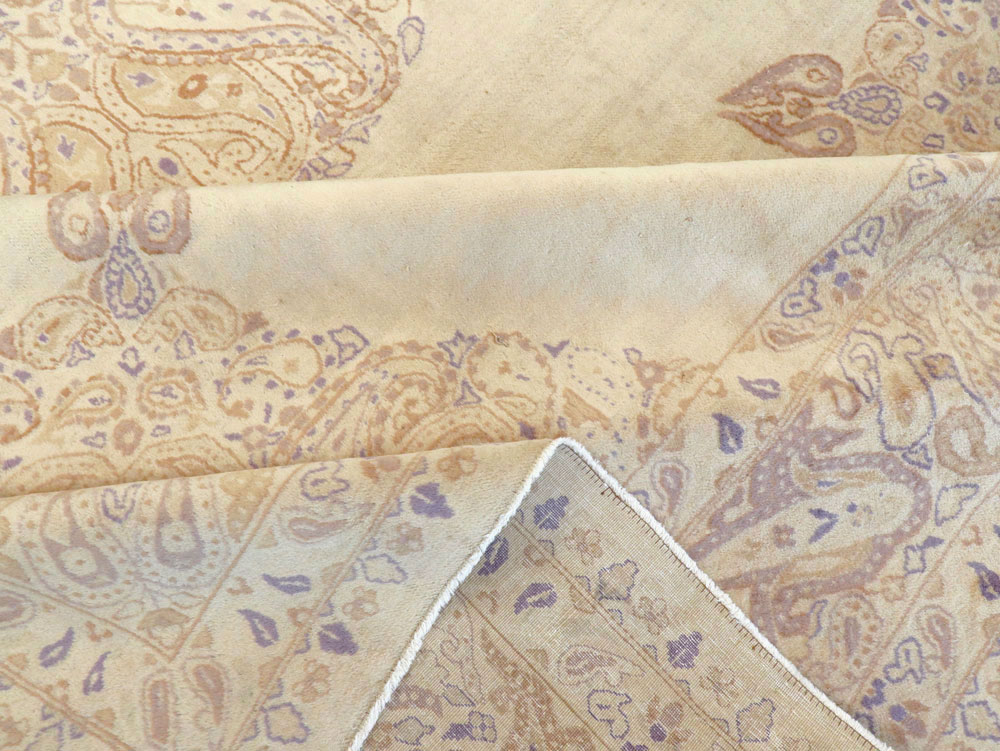 Vintage Persian Kerman Carpet, No.14740 - Galerie Shabab