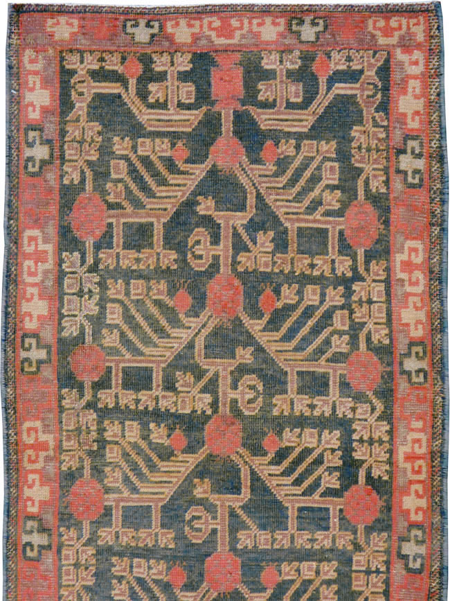Vintage East Turkestan Khotan Runner, No.14750 - Galerie Shabab