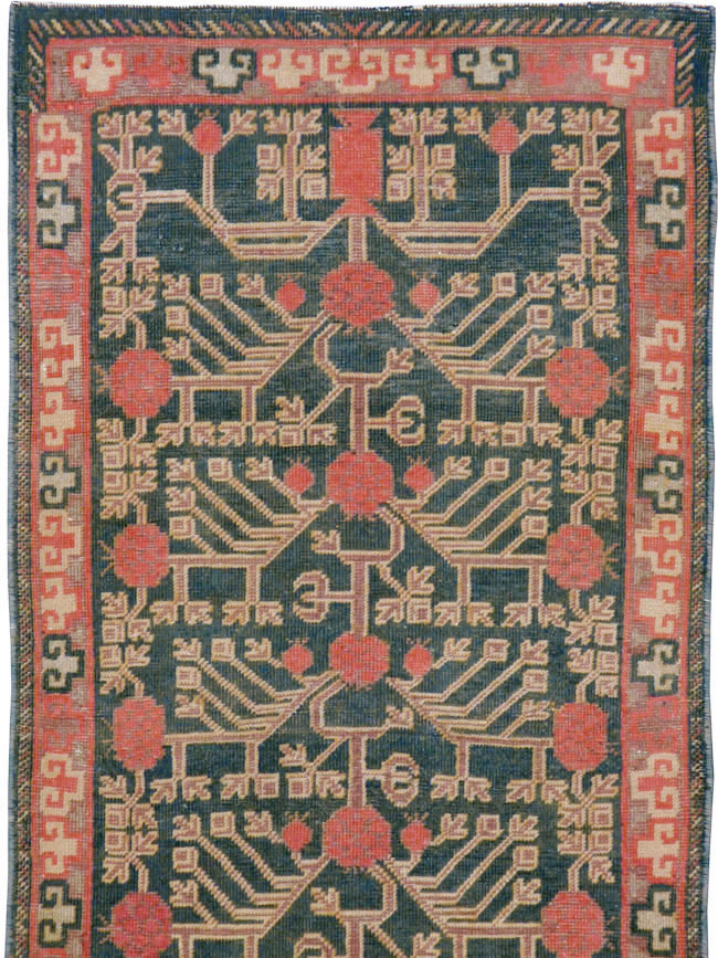 Vintage East Turkestan Khotan Runner, No.14750 - Galerie Shabab