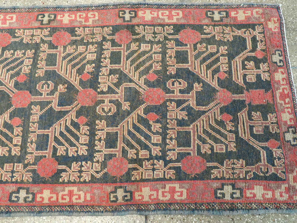 Vintage East Turkestan Khotan Runner, No.14750 - Galerie Shabab