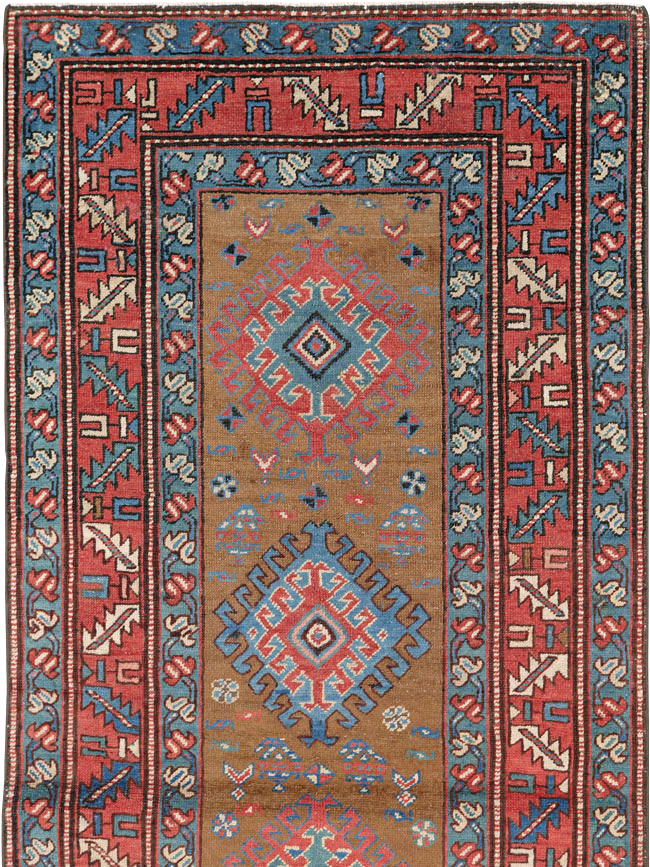 Antique Persian Heriz Runner, No.14752 - Galerie Shabab