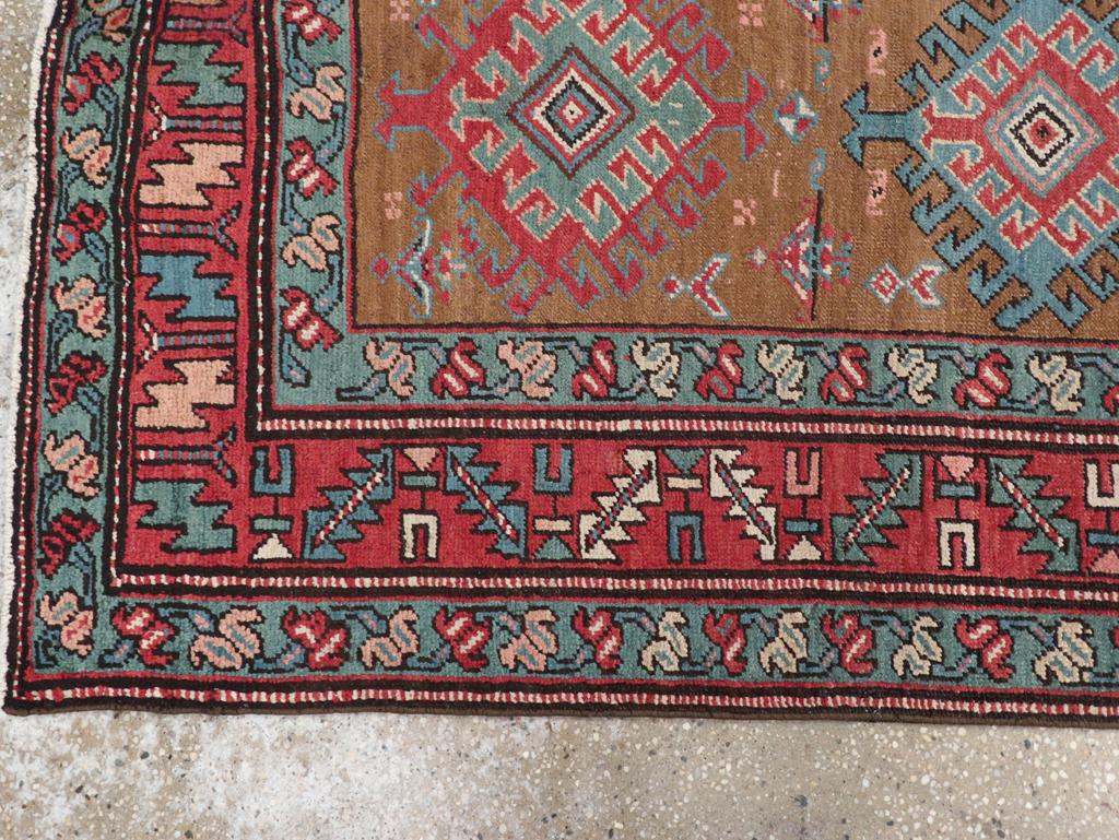 Antique Persian Heriz Runner, No.14752 - Galerie Shabab