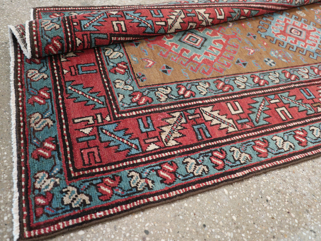 Antique Persian Heriz Runner, No.14752 - Galerie Shabab