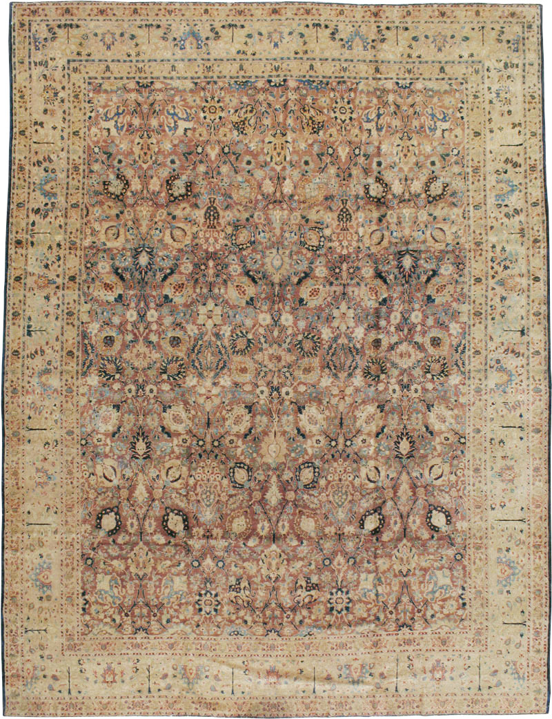 Antique Persian Tabriz Carpet, No.14759 - Galerie Shabab