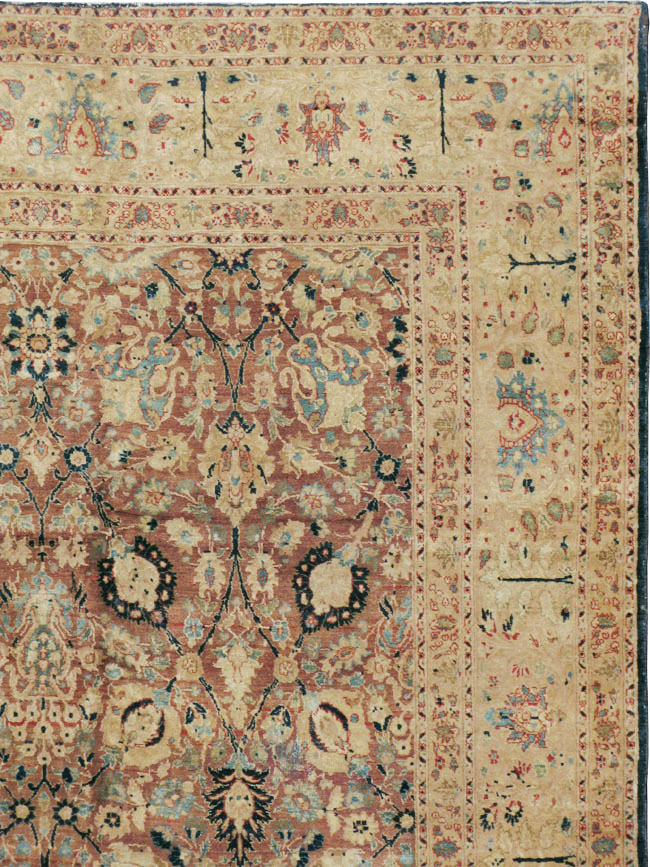 Antique Persian Tabriz Carpet, No.14759 - Galerie Shabab