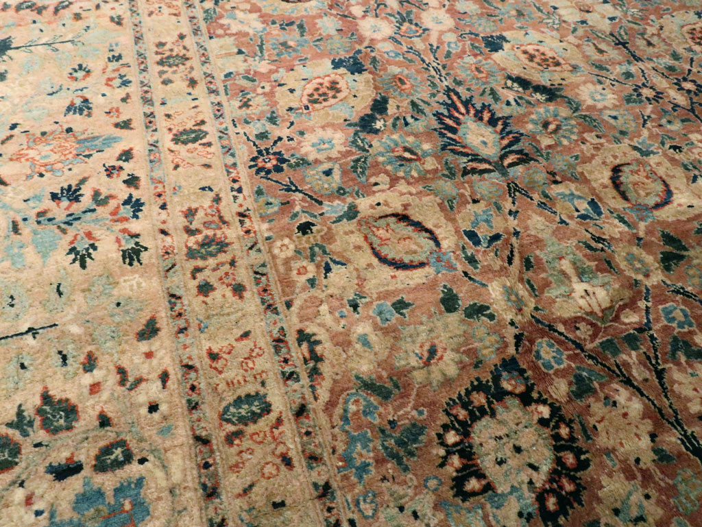 Antique Persian Tabriz Carpet, No.14759 - Galerie Shabab