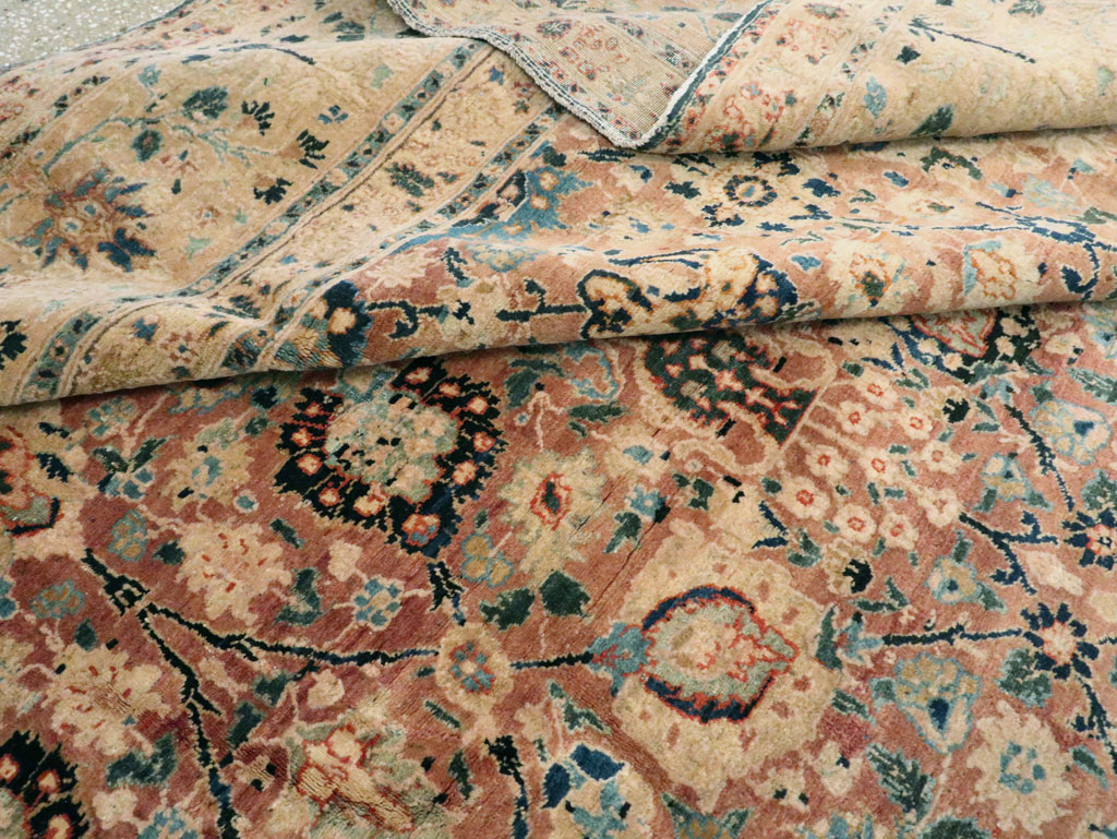 Antique Persian Tabriz Carpet, No.14759 - Galerie Shabab