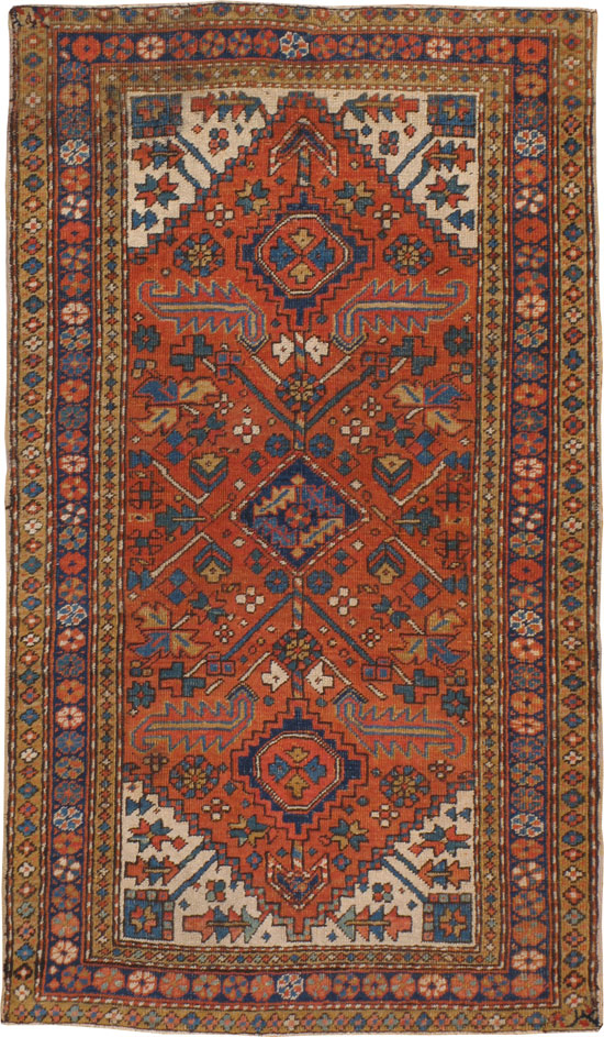 Antique Heriz Rug, No.14769 - Galerie Shabab
