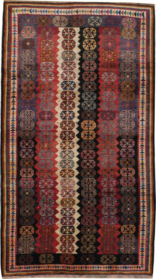 Vintage Gabbeh Rug, No.14808 - Galerie Shabab