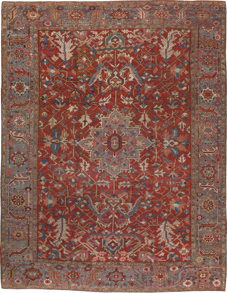 Antique Heriz Carpet, No.14828 - Galerie Shabab