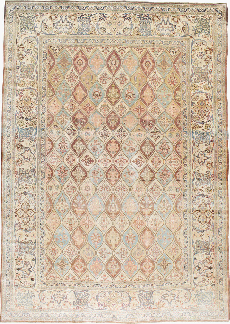 Vintage Persian Kashan Carpet, No.14830 - Galerie Shabab
