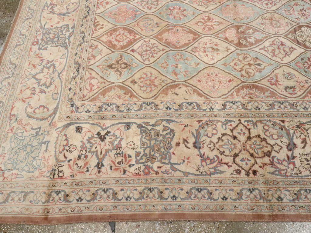 Vintage Persian Kashan Carpet, No.14830 - Galerie Shabab