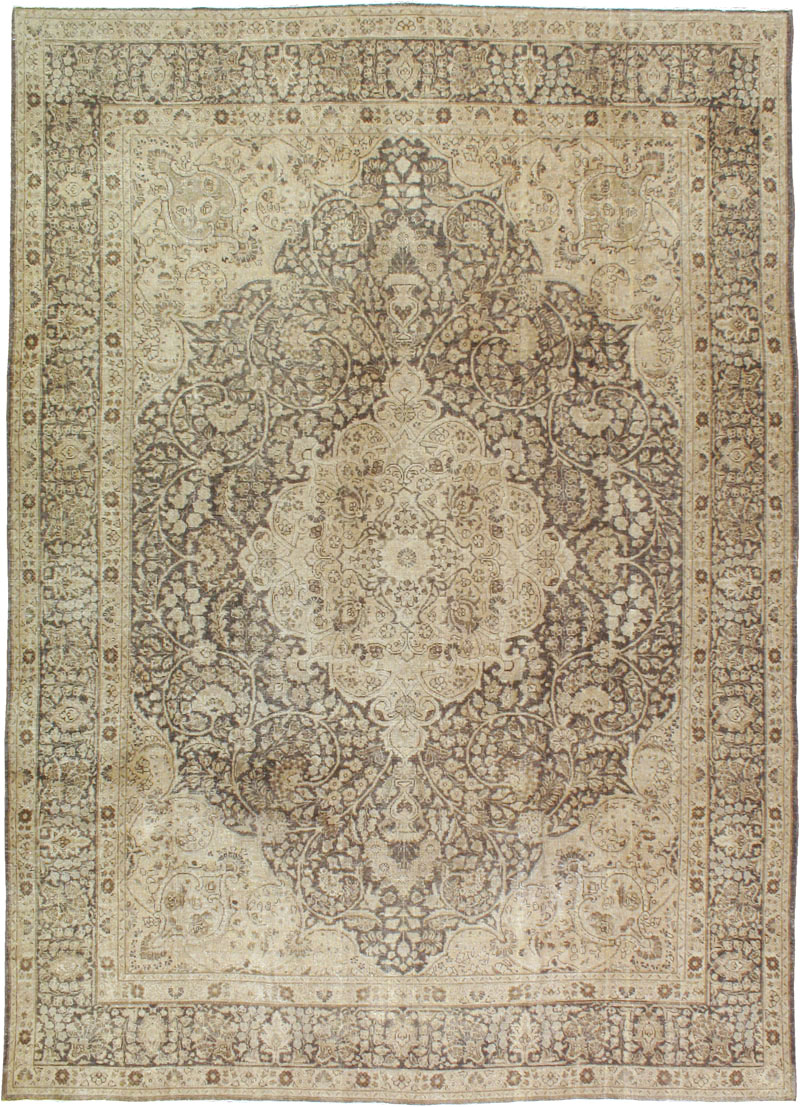 Antique Persian Tabriz Carpet, No.14837 - Galerie Shabab