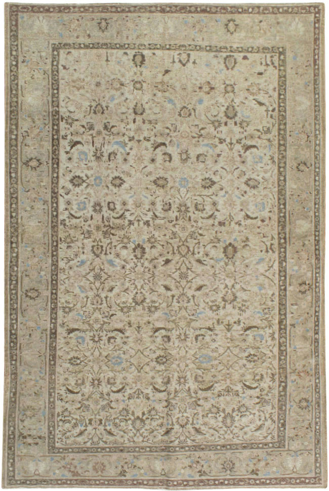 Vintage Persian Tabriz Carpet, No.14838 - Galerie Shabab