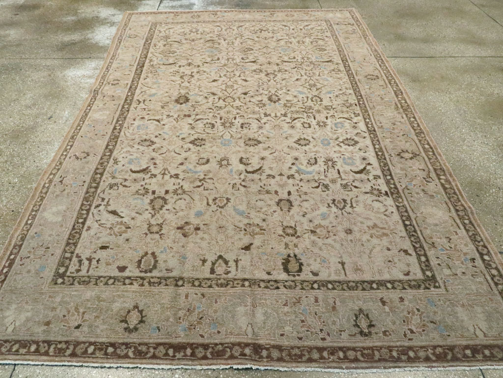 Vintage Persian Tabriz Carpet, No.14838 - Galerie Shabab