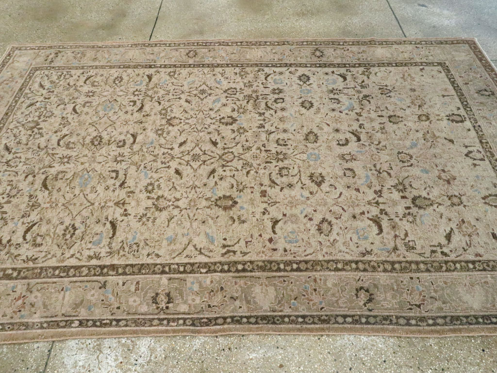 Vintage Persian Tabriz Carpet, No.14838 - Galerie Shabab