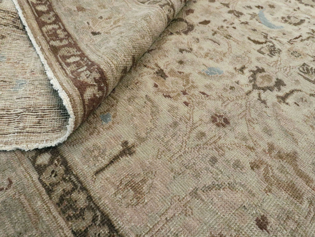 Vintage Persian Tabriz Carpet, No.14838 - Galerie Shabab