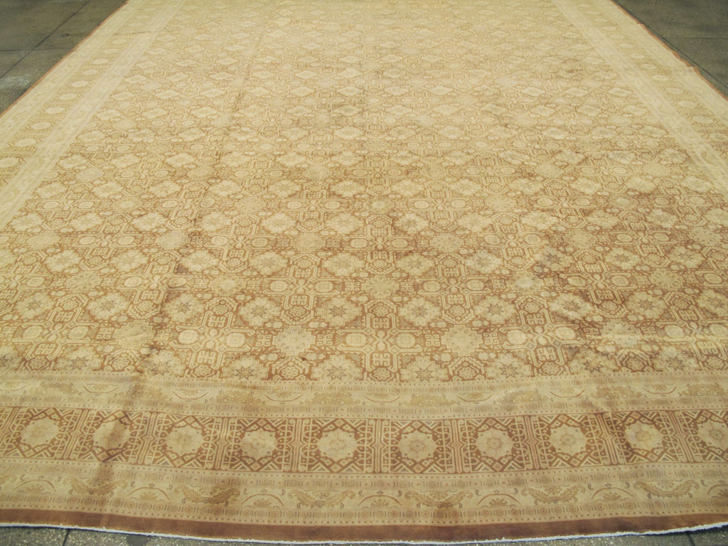 Vintage Persian Tabriz Carpet, No.14841 - Galerie Shabab