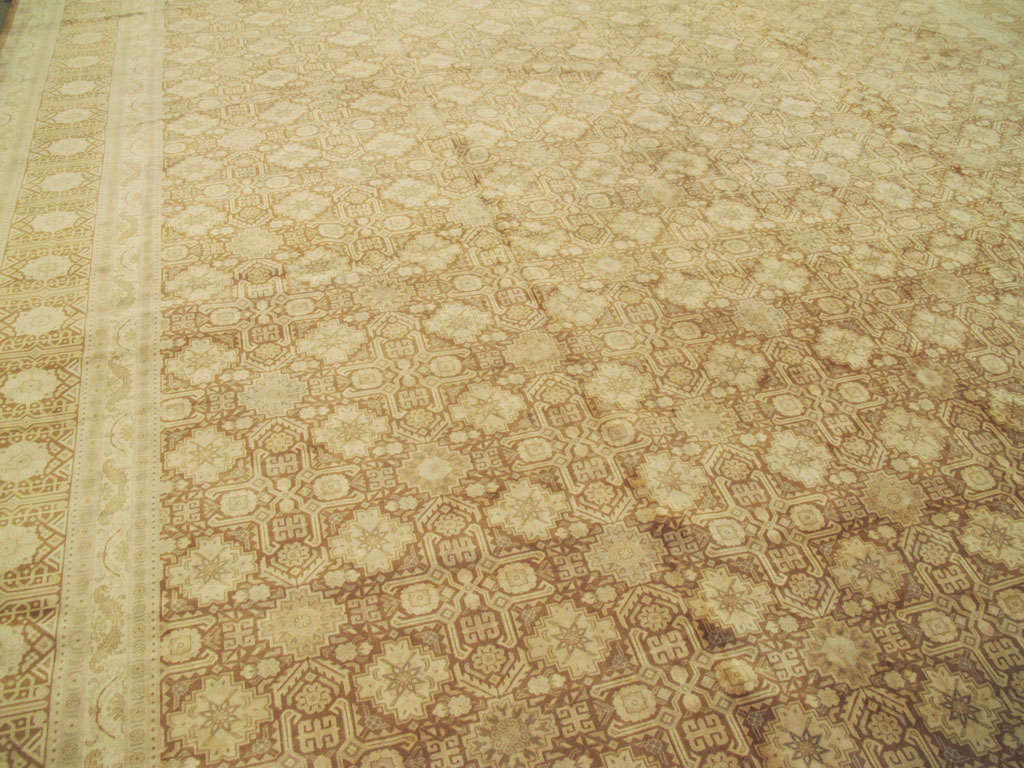 Vintage Persian Tabriz Carpet, No.14841 - Galerie Shabab