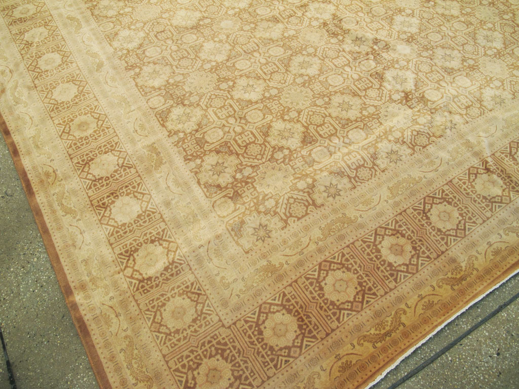 Vintage Persian Tabriz Carpet, No.14841 - Galerie Shabab