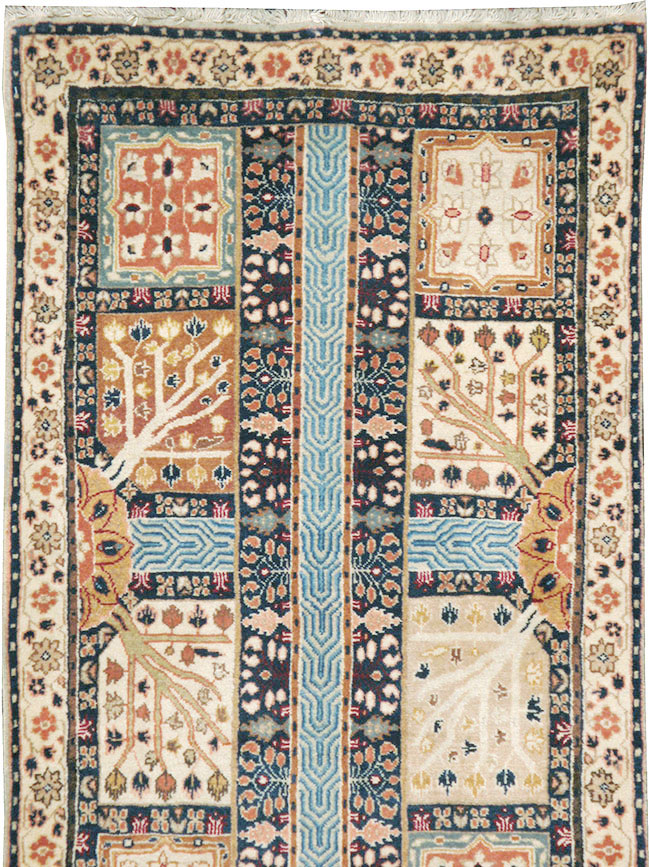Antique Persian Garden Tabriz Runner, No.14848 - Galerie Shabab