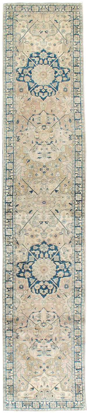 Antique Persian Tabriz Runner, No.14851 - Galerie Shabab