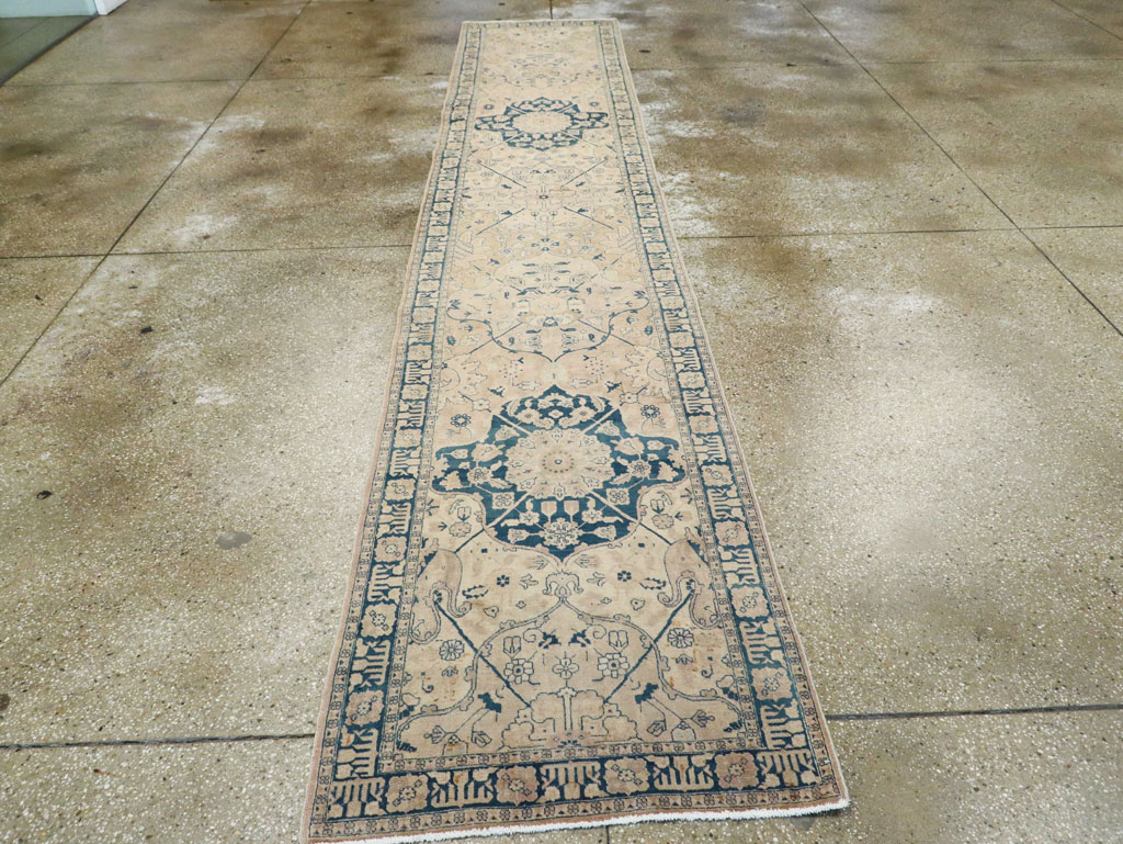 Antique Persian Tabriz Runner, No.14851 - Galerie Shabab
