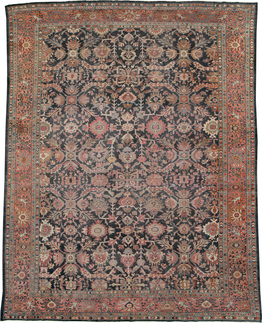 Antique Persian Malayer Room Size Carpet, No.14858 - Galerie Shabab