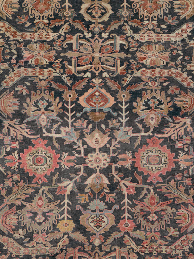 Antique Persian Malayer Room Size Carpet, No.14858 - Galerie Shabab