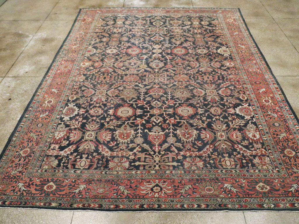 Antique Persian Malayer Room Size Carpet, No.14858 - Galerie Shabab
