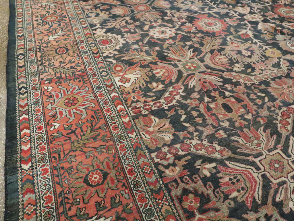 Antique Persian Malayer Room Size Carpet, No.14858 - Galerie Shabab