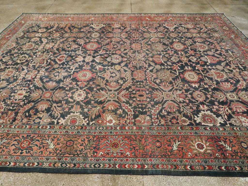 Antique Persian Malayer Room Size Carpet, No.14858 - Galerie Shabab