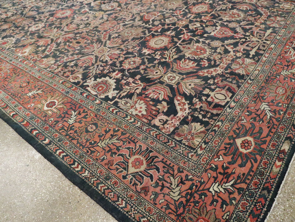 Antique Persian Malayer Room Size Carpet, No.14858 - Galerie Shabab