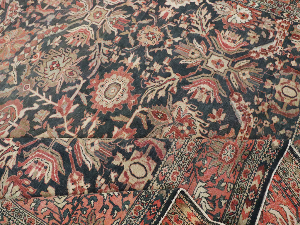 Antique Persian Malayer Room Size Carpet, No.14858 - Galerie Shabab